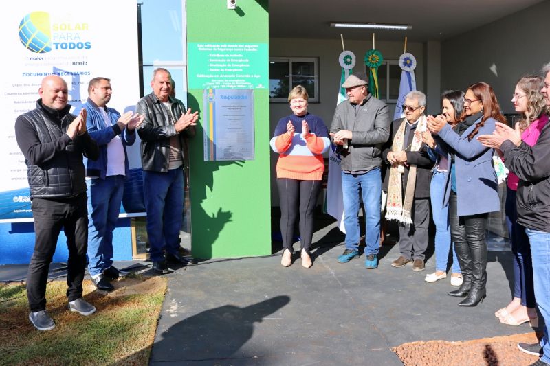 Momento marcante: Administração Municipal inaugura nova UBS da comunidade de Santa Inês