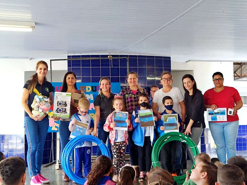Concurso Regional de Pinturas de Bueiros tem premiação em Itaipulândia