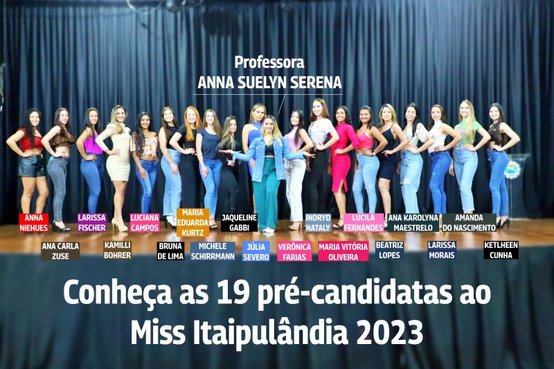 Amanhã, 1º de setembro, é o grande dia da Pré-Seletiva do Miss Itaipulândia 2023
